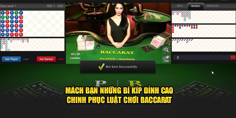 Những bí kíp đỉnh cao chinh phục Luật chơi Baccarat