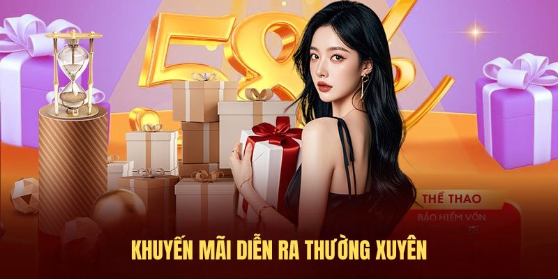 Khuyến mãi diễn ra thường xuyên tại BET88